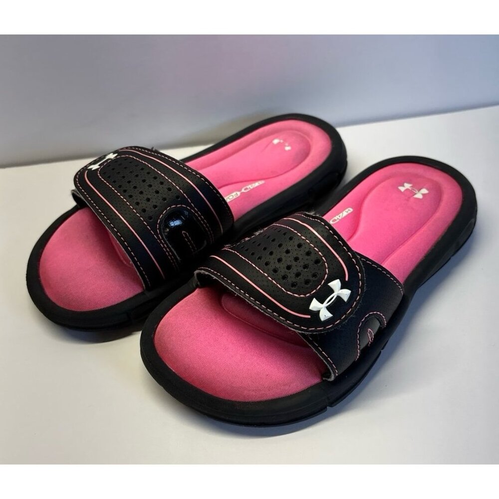 Under Armour Girls Slides (size‎ 1Y) 4C-foam